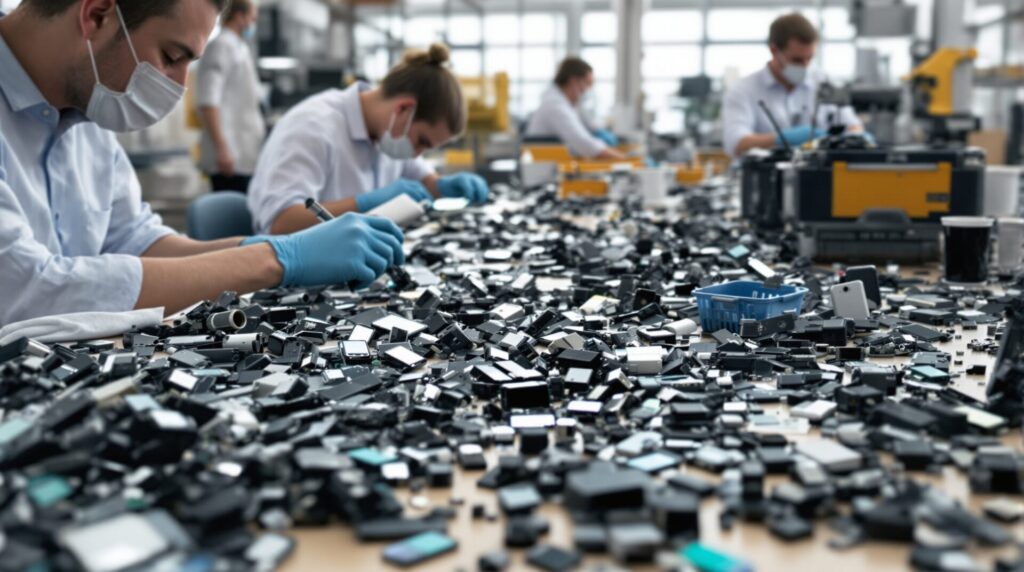 recycler telephone cassé