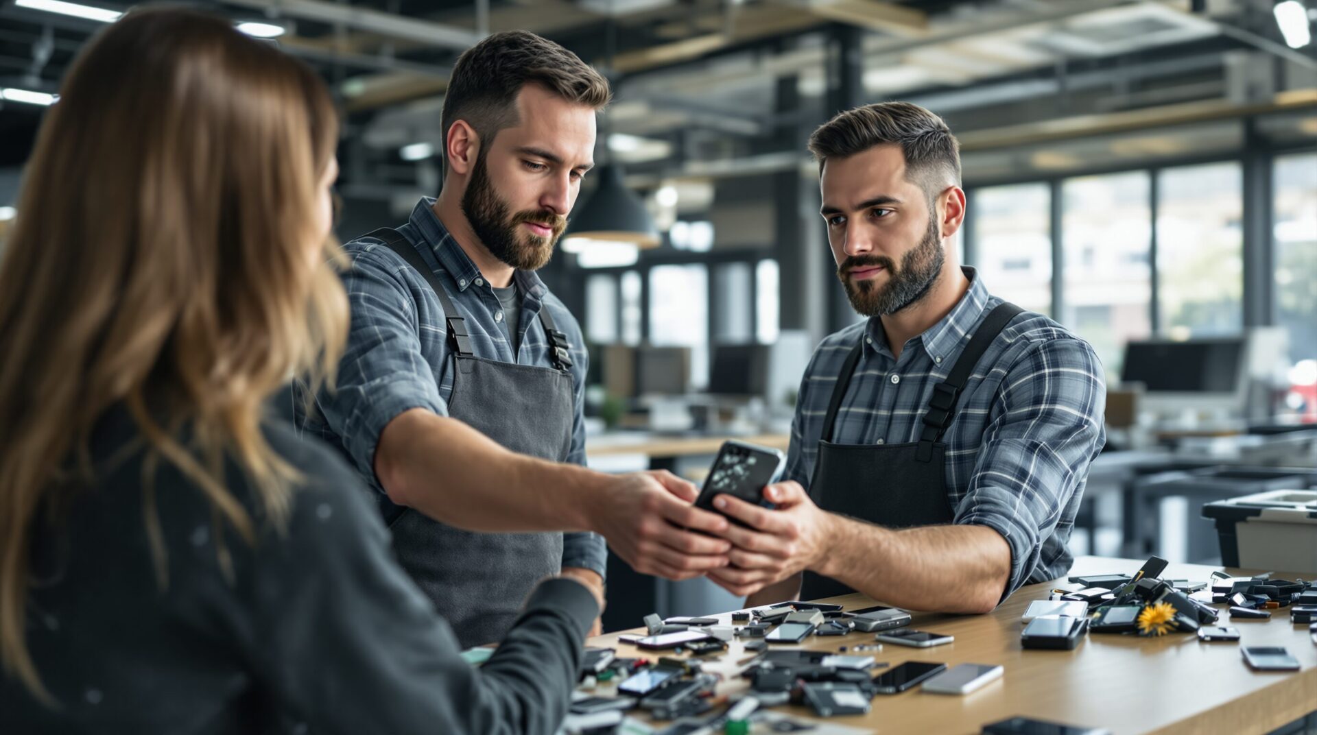 recycler telephone cassé