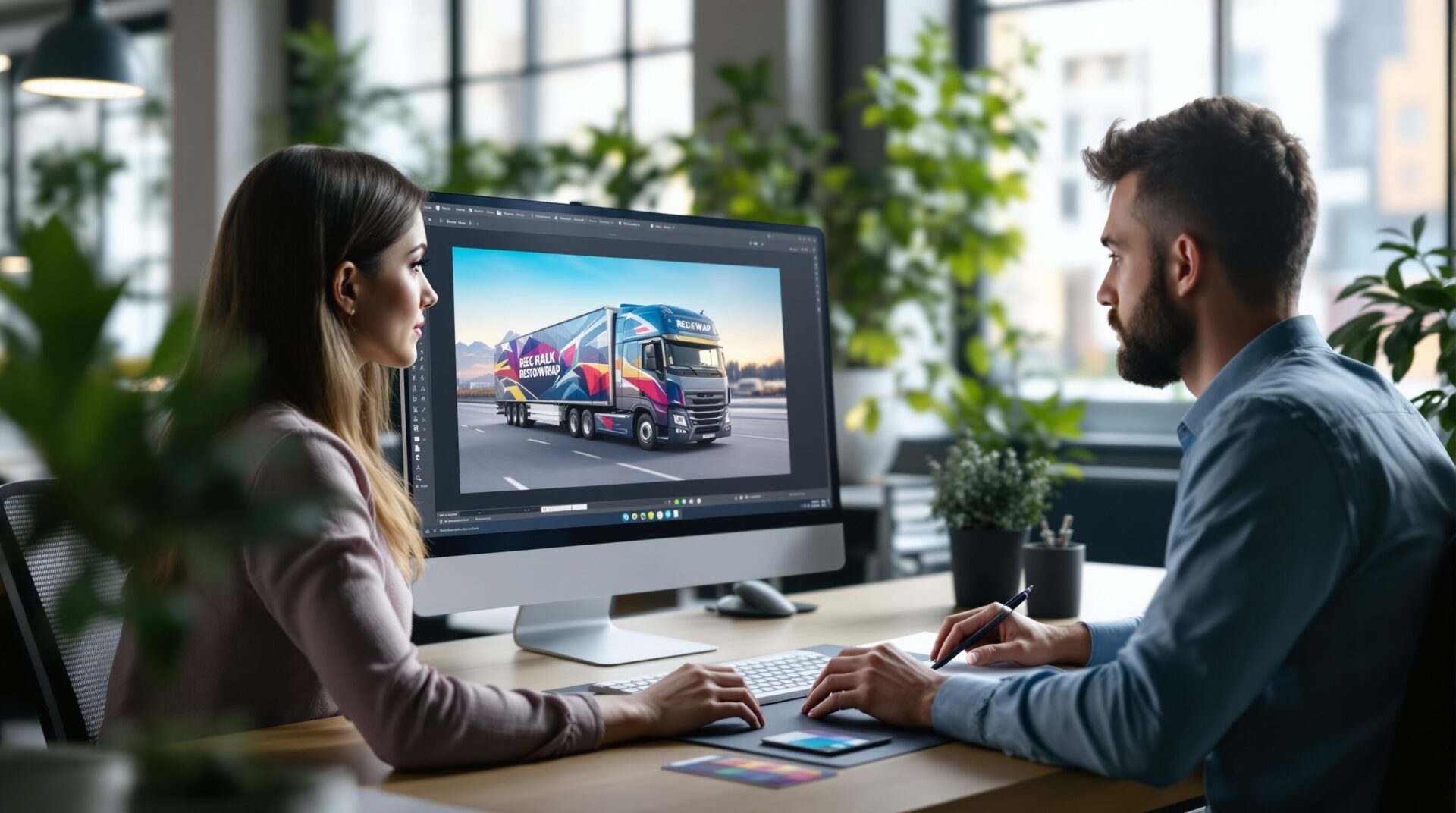 simulation flocage camion