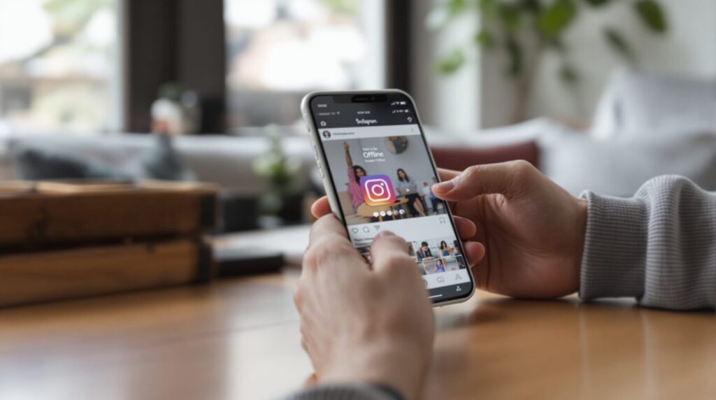 comment être hors ligne sur instagram