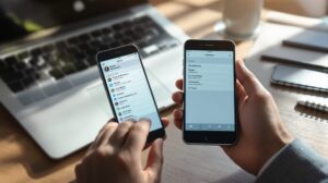 transferer contact iphone android