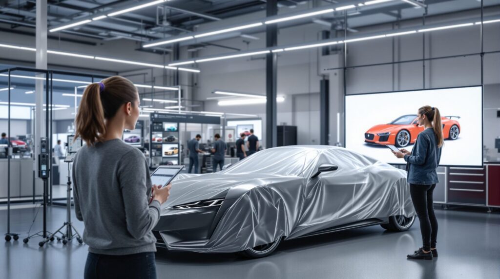 simulation covering voiture