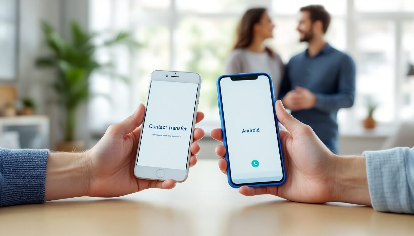 transferer contact iphone android