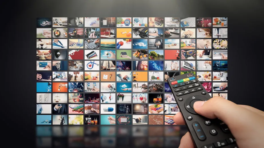 Television streaming video. Media TV on demand