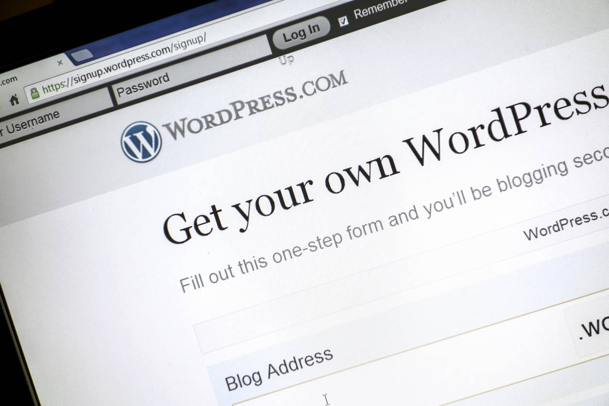 création de site WordPress