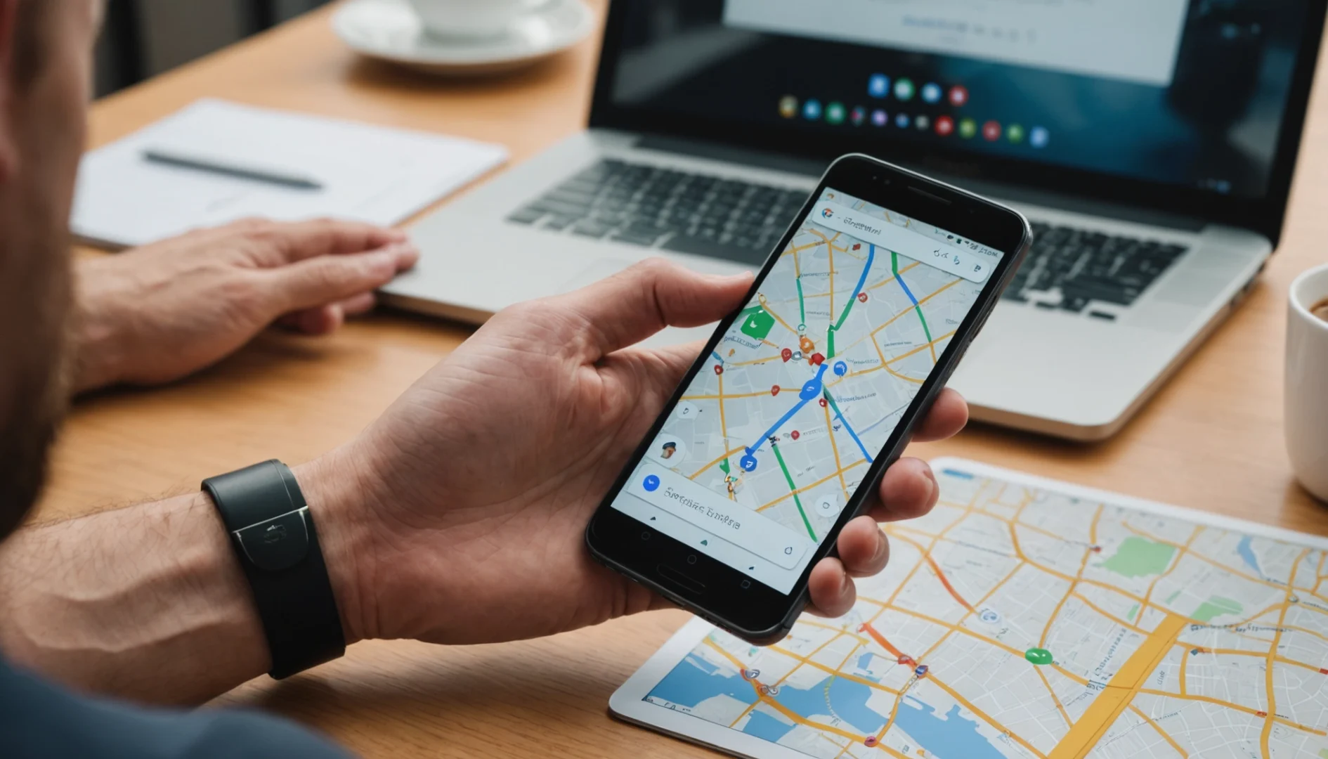 localiser un numero de telephone avec google maps