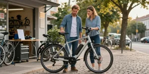vélo de ville électrique reconditionné